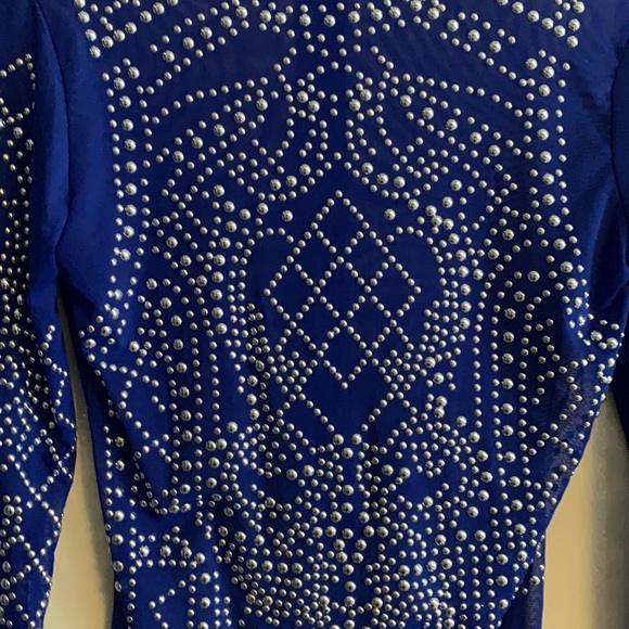 Blue sheer top - Picture 2 of 3